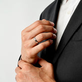 Vow Band, Solid Sterling Silver, Platinum Vermeil, 4mm